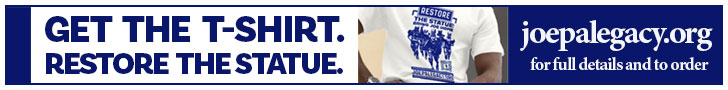GET THE T-SHIRT. RESTORE THE STATUE.