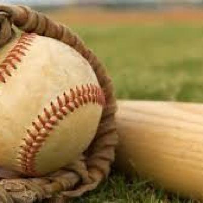 Baseball, bat and glove