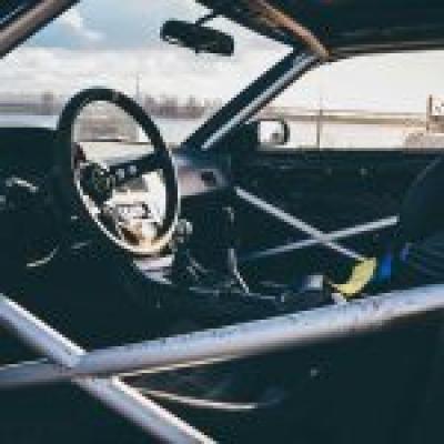 Race car interior
