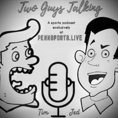 Two guys bw